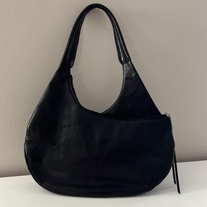 Clarks black leather shoulder bag